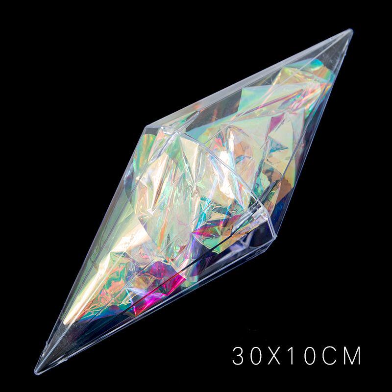 Iridescent Diamond Cube Wedding Ceiling Ornament for Decoration