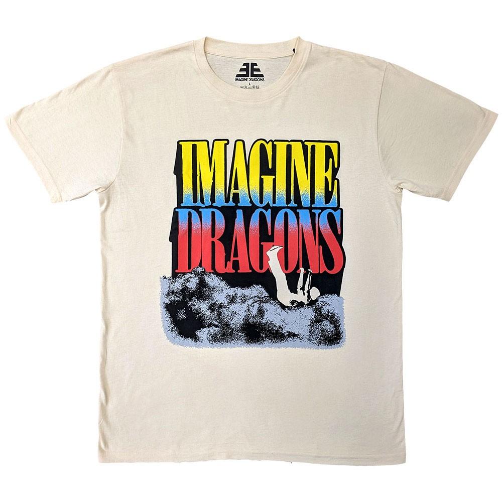 Men s Imagine Dragons Falling Clouds T-shirt XX-Large Natural M