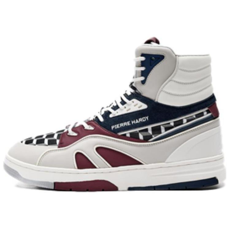 

Pierre Hardy X Li-Ning 1990 Удобные высокие кроссовки мужские кроссовки красные синие ALFR203-2 41