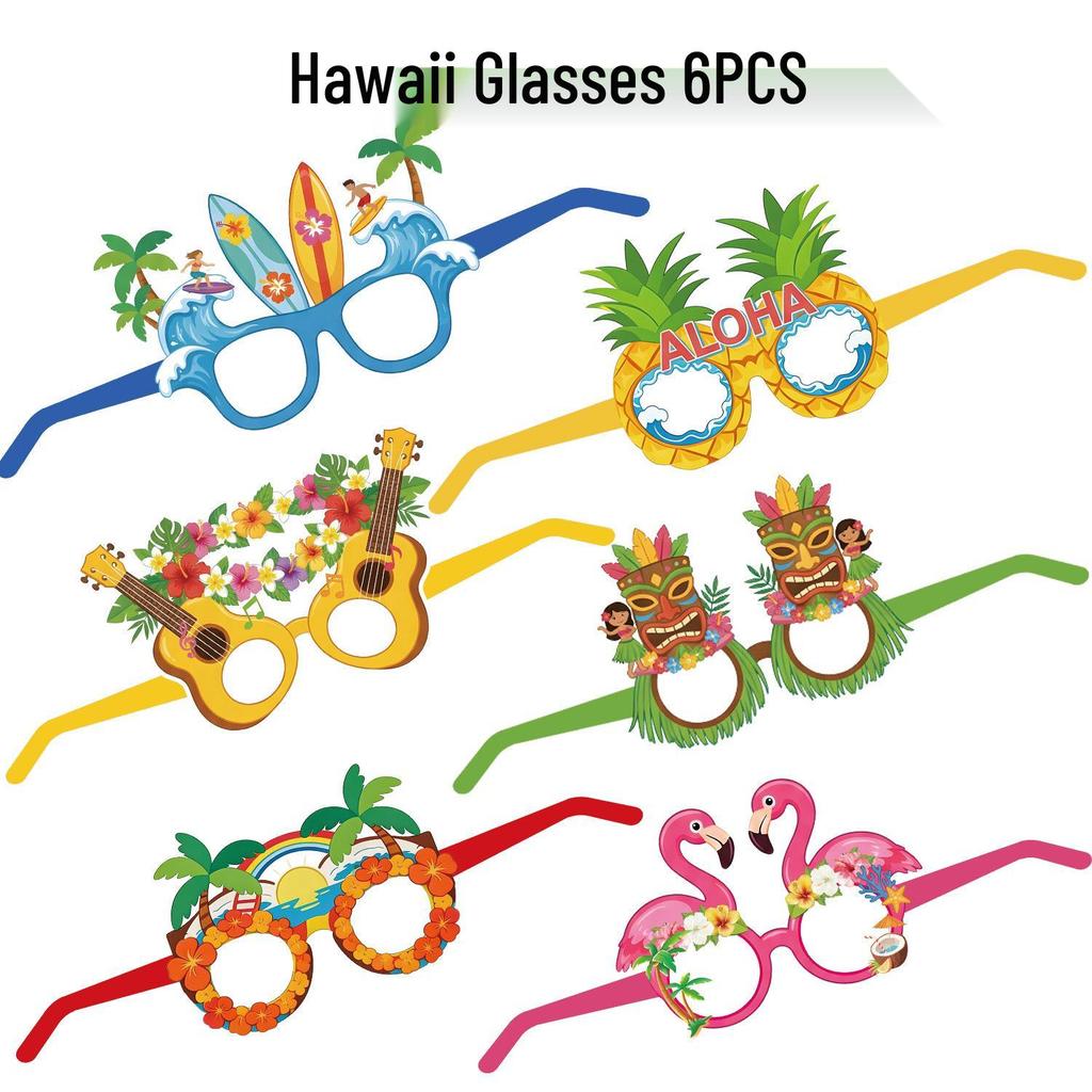 ALOHA Hawaii Theme Summer Party Decorations: Banner, Hanging Swirls, and Honeycomb Accents