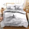 SSurf Seaside Vacation Duvet Cover Blue Water Comforter Bedding Set For Adults Queen Size 3d Quilt Bed Set Linening Bed