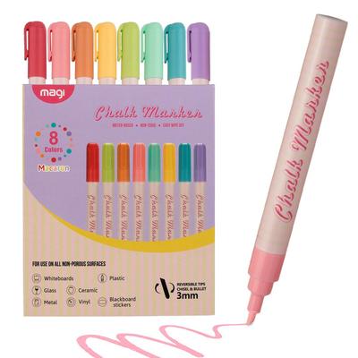 Liquid Chalk Markers, Set of 8 Colored Chalk Markers, Waterproof