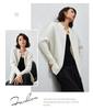 Women's High Neck Double Zipper Knit Cardigan - 2025 Autumn/Winter Collection