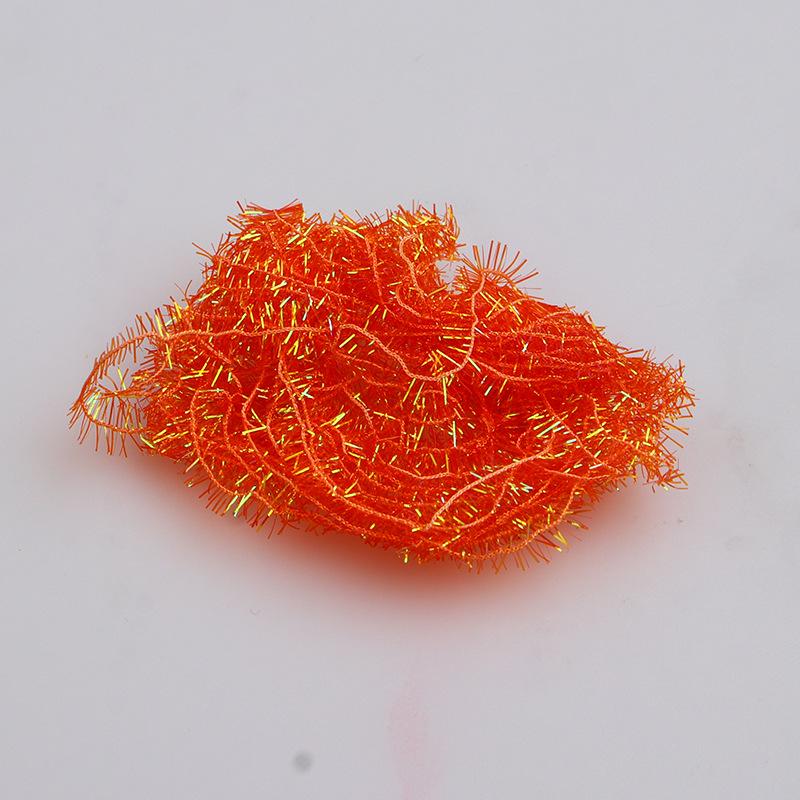 Chenilă cu sclipici față-verso pentru legarea muselor: Fir de Ninfa de Cristal Colorat