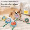 Dog Toy Braided Rope Chew Toy Durable Biting Rope Knot Toy Cartoon Pattern Sound Emitting Gnawing Toy Pet Toy