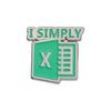 Creative Software Series: Metal Badge for Excel Spreadsheet UX/UI Styling - Green Edition