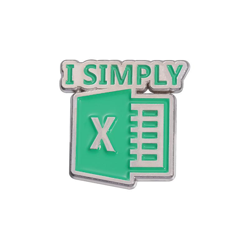 Creative Software Series: Metal Badge for Excel Spreadsheet UX/UI Styling - Green Edition