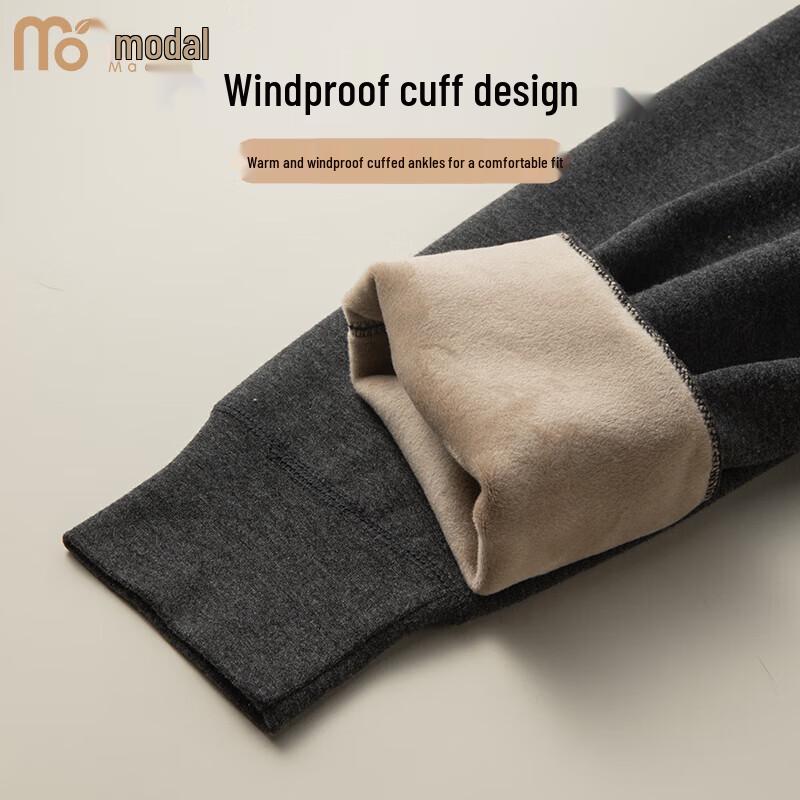 Men's Thick Fleece Thermal Base Layer Pants