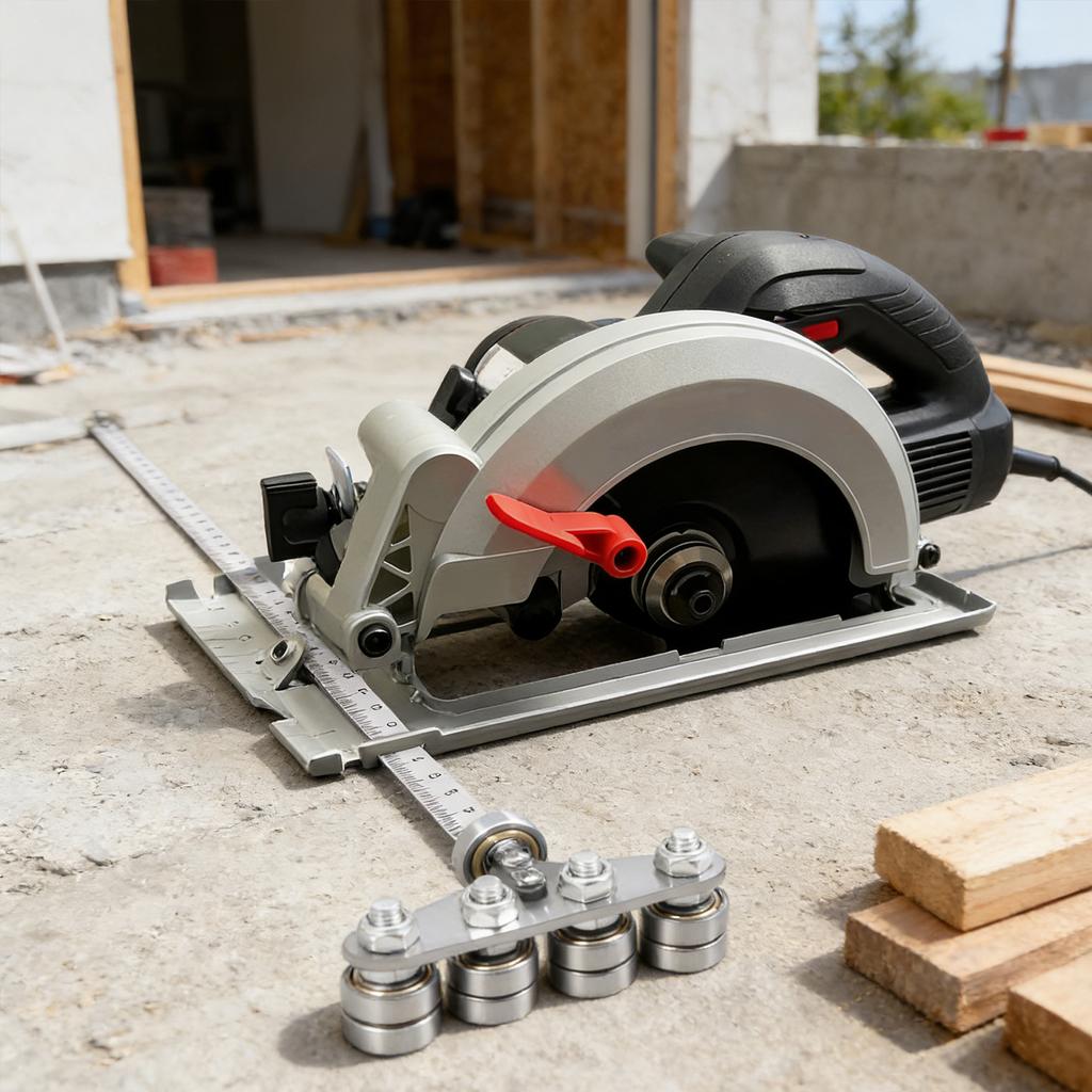 Stainless Steel Precision Cutting Guide 20inch Adjustable Cutting Guide Rail 500mm Circular Saw Rip Fence Kit for Straight Edge