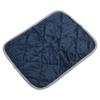 Pet Warm Pad Cat Heat Mat Dog Sleeping Bed Mat Cushion Skidproof for Home Winter Dark Blue with Grey Trimming L