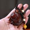 Small-Leaf Red Sandalwood Pendant: Wealth-Attracting Pixiu, Gourd, Dragon, Tortoise Design