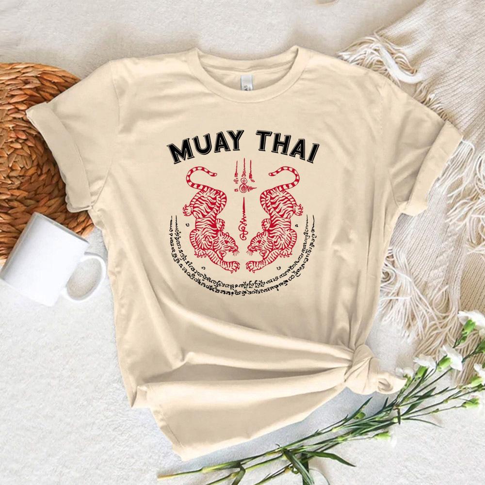 

Muay Thai t shirt Women streetwear top girl harajuku y2k funny clothes S