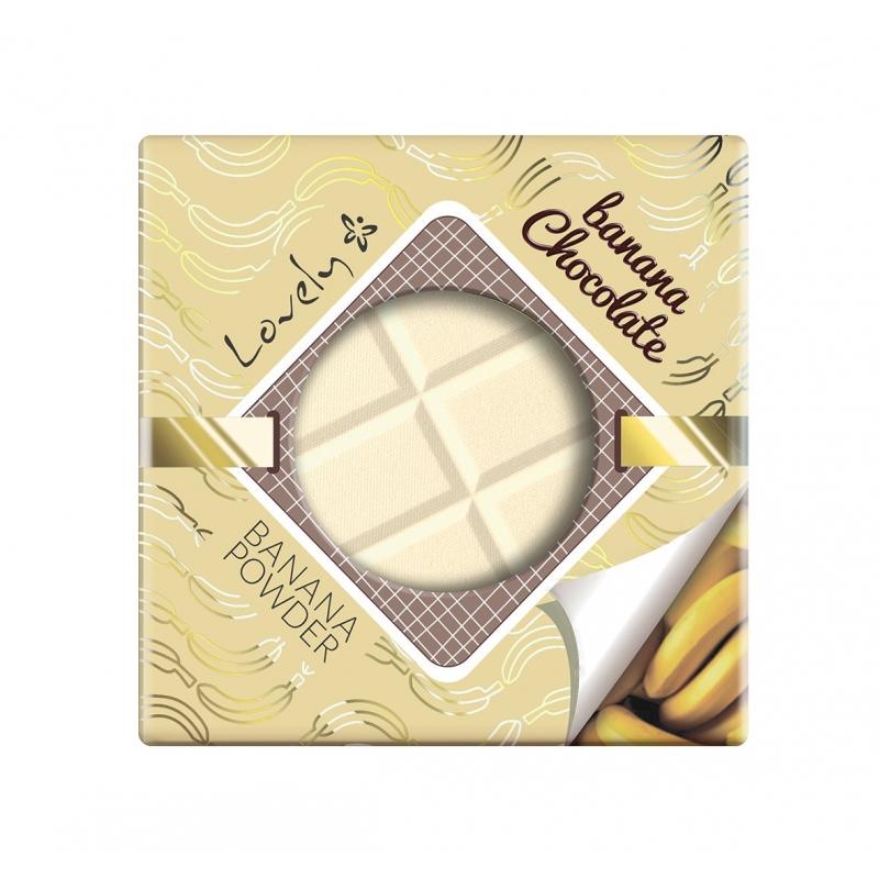 Matte Banana Chocolate Scented Face Powder - 9g Deluxe Smooth Finish