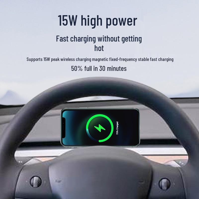 Tesla Model Y3 Steering Wheel Dashboard Phone Holder for Navigation