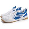 New LINING Men's Table Tennis Training Shoes   White/Blue APTP001-1