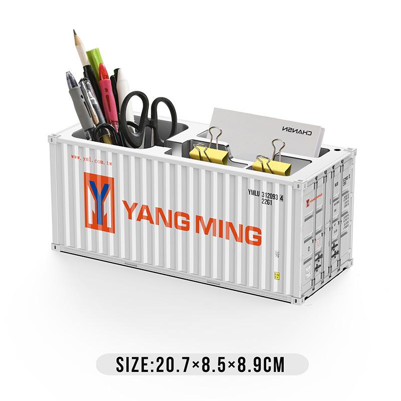 Mini 1:30 Scale Desktop Pen Holder & Business Card Storage Box with Custom Logo