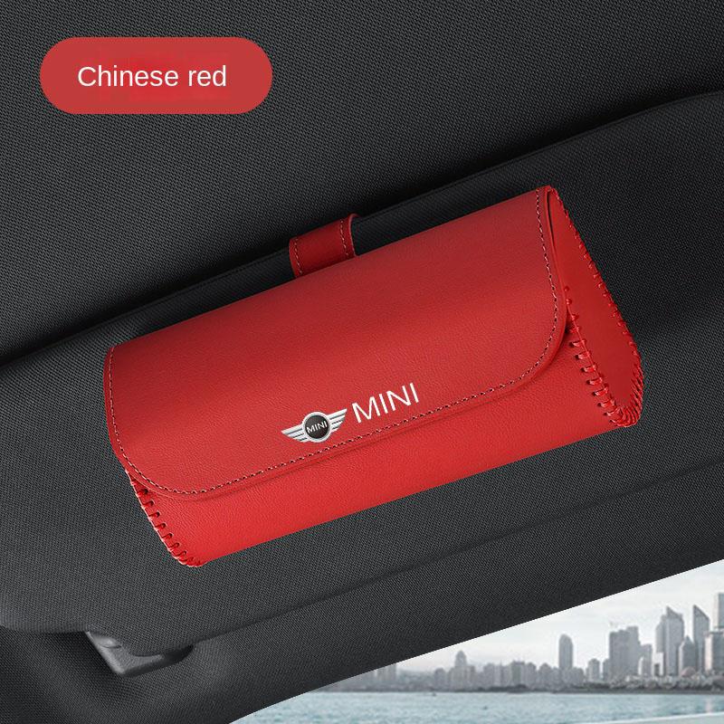 Car Eyewear Organizer Storage Glasses Box For Car Sun Visor Sunglasses Organizer For BMW MINI JCW CLUBMAN COUNTRYMAN CLUBVAN VAN Vision Urbanaut COUPE