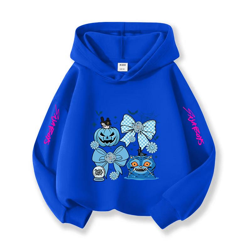 2025 New K-POP Animated Children's Hoodie Fashion Cartoon Printed Girls' Hoodie Sportswear Casual Style Top