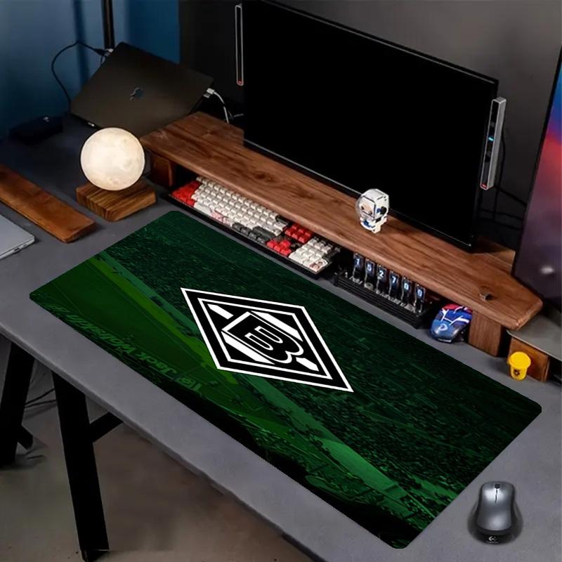 Borussia Mönchengladbach Print Mauspads, Anti-Rutsch Schreibtisch-Tastaturmatte, für PC Laptop Gaming Arbeiten Tägliche Nutzung, Cooles Festival Überraschungsgeschenk
