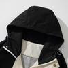 Men's Spring Coat Printed Thin Hooded Windbreaker Outdoor Sports Jacket Men's Jacket