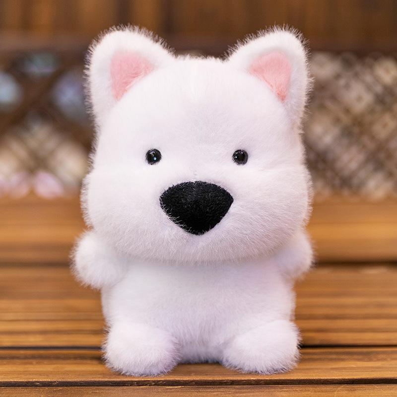 Mini Cute Little Fox Table Companion Doll Dolls Siamese Cat Plush Toys Office Ornaments Doll