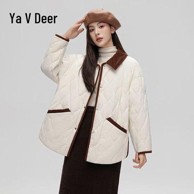 Yalu Women's Lightweight Shirt-Style Quilted Down Jacket