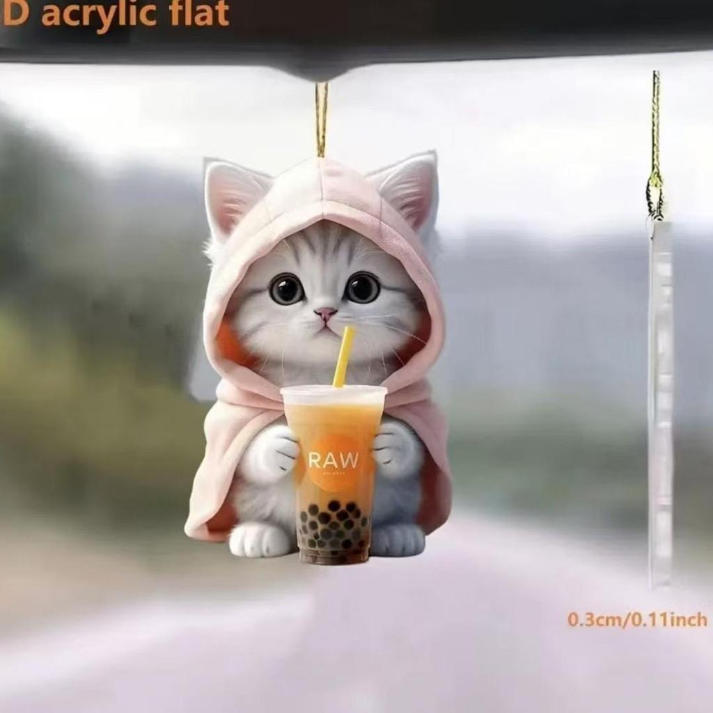 Kreatywny Akrylowy Kreskówkowy Brelok Zawieszka dla Pary na Plecak lub do Samochodu