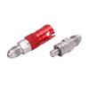 Motorcycle Brake Line Fluid Quick Release Fitting Adapter Stainless Steel UniversalRed