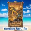 Decorative Artwork Theme Beach Towel Personalized Custom Name & Text Soft Quick Dry Beach Towel for Swimming Travel