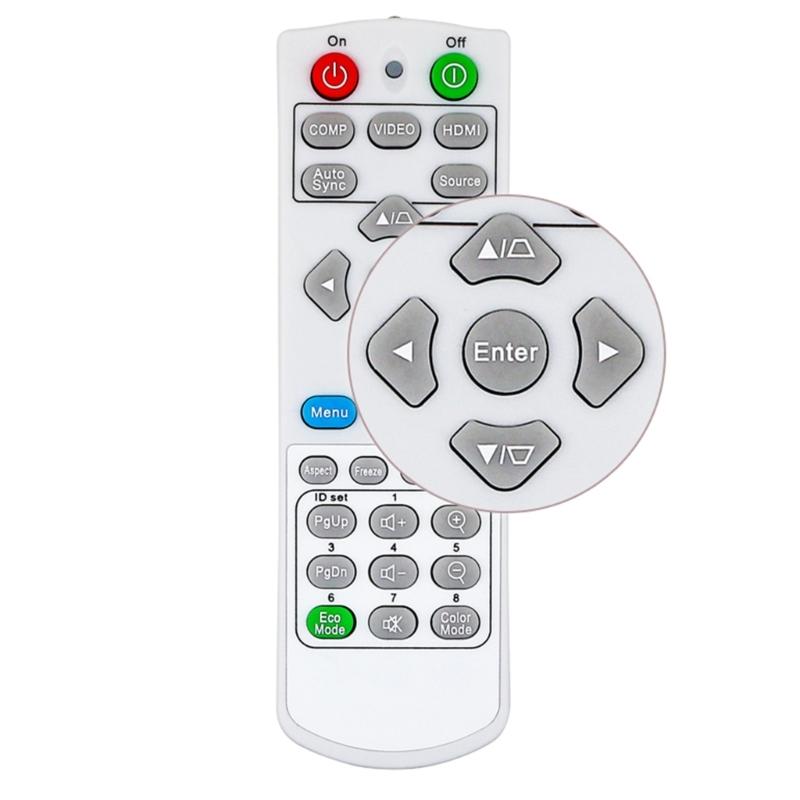 Replaced Remote Control Fit for for PA503X Q-3101 PA502S PJD51 Projector Q-3101 Remote Control Replacement White