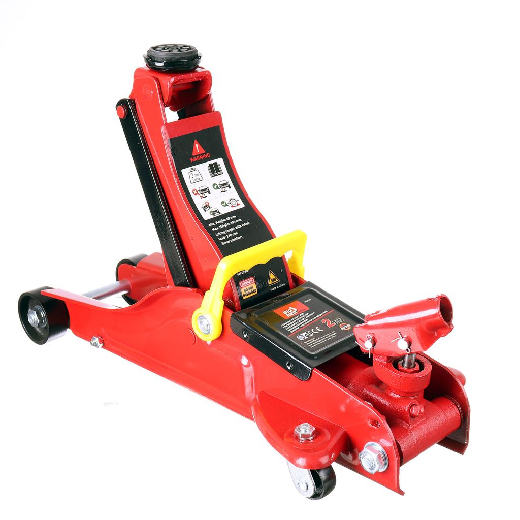 Podnośnik Samochodowy Żaba 2T Hydrauliczny Niskoprofilowy Lewarek 2 Tony