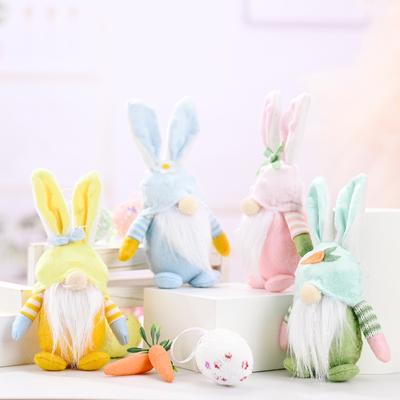 New Easter Decorative Figure Creative Cartoon Faceless Doll Bowknot Decorative Ornaments
