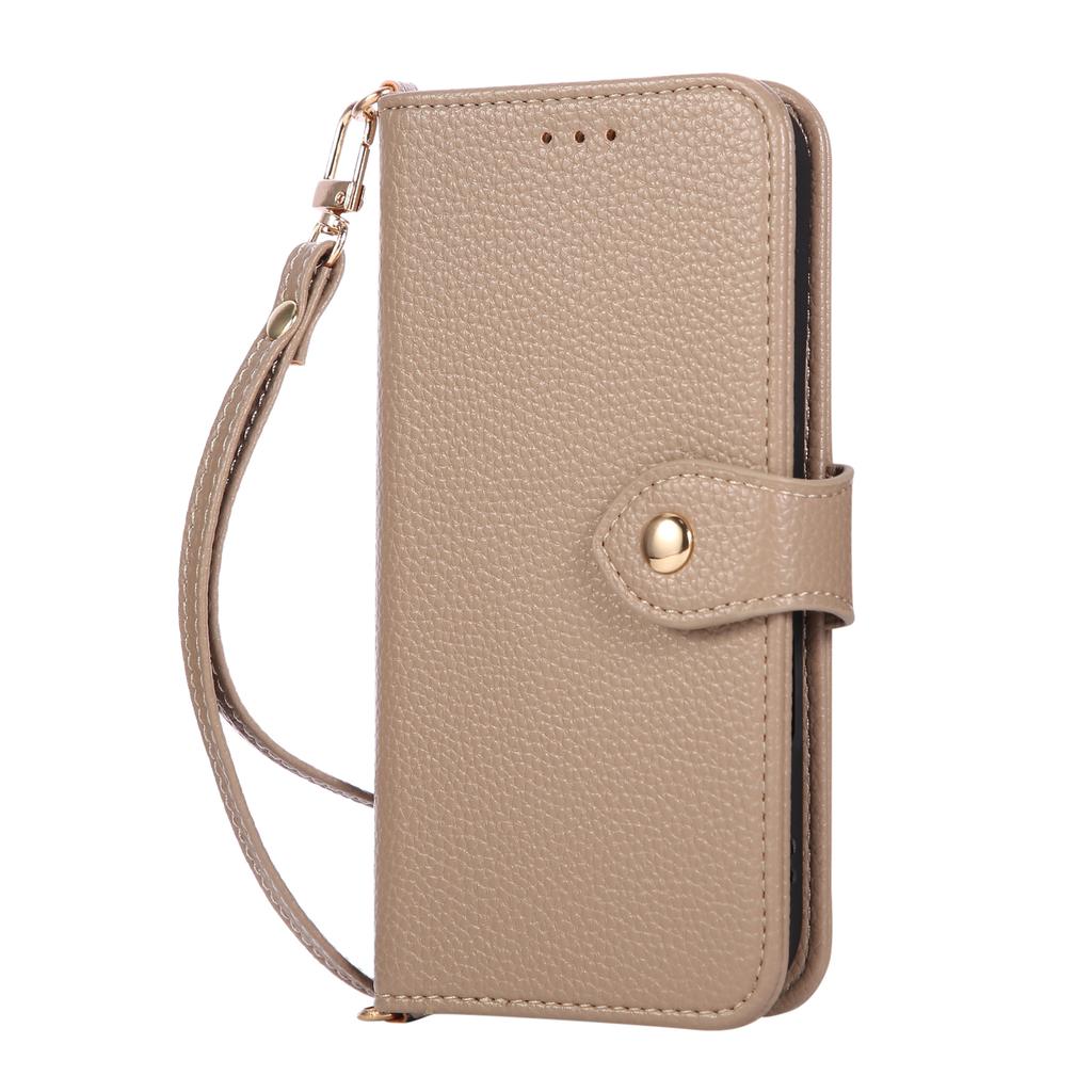 Flip Magnetische Handyhalterung Geldbörse Lederhülle Für iPhone 17 Pro Max 16 Plus 15 14 13 12 Riemen Tasche Buch Tasche Spiegel Abdeckung