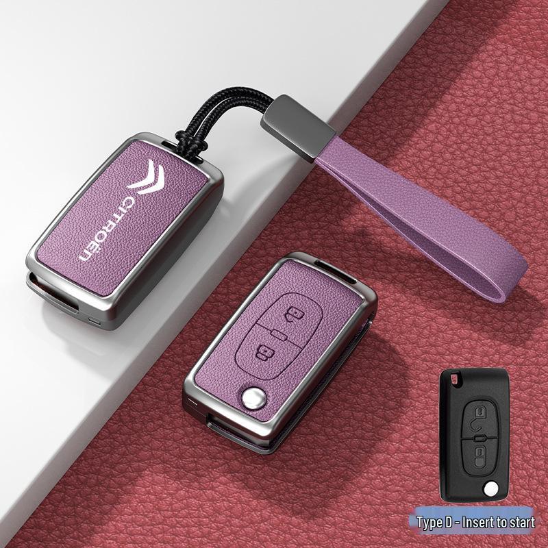 Car Key Cover & Buckle for Citroen C3XR, C4L, Tianyi, C5, C4 Sega, Elysee, C6 Models