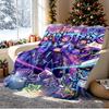 KPop Demon Hunters Pattern Blanket for Home Decoration, Bed, Sofa, Car Travel, Camping, Suitable for All Seasons, Birthday Christmas Gift