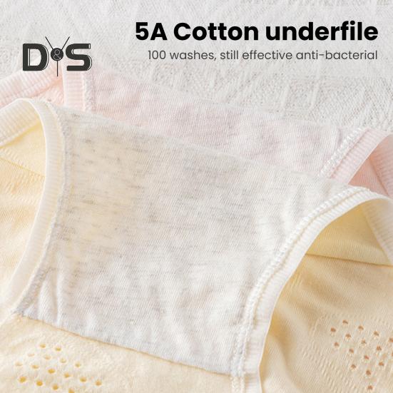 Bragas de estudiante de secundaria sin costuras de cintura media de alta elasticidad ahuecadas con buena transpirabilidad de color sólido de corte entallado fino informal ropa interior deportiva para dama