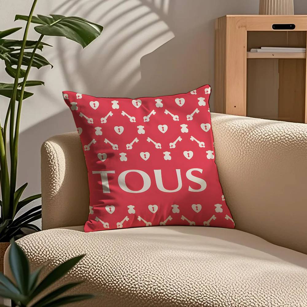CRAFTED WITLOVE T-touS-s Pillow Case Comfort Sofa Bed Silky elegant Invisible zipper Custom Decorative cushion cover