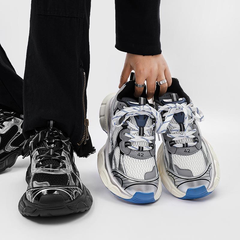 Модная мужская корейская мода повседневная спортивная обувь легкие кроссовки — фото 4