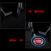 2Pcs Car Door Projector Lamps LED Welcome Light Emblem for Fiat Abbas 124 125 500 Abarth Palio Punto Stlio Tipo Panda Doblo