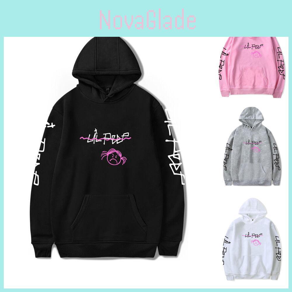 Bluza Peep Lil Love Pulower Hip Hop Smutna Twarz Kobiety Mężczyźni Raper 1 Bluzy z kapturem