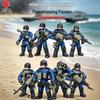 Xiang Jun Military Minifigure Building Blocks Toy - Movable Soldier Model for Boys