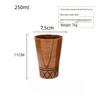 Taza de Cerveza y Taza de Café de Madera Japonesa con Asa - Resistente a Altas Temperaturas, Diseño Creativo