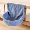 Semicircle Hanging Cat Bed Warm Plush Plush Sleeping Nest Cat Sleeping Bag  Balcony Railing