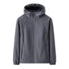 Men's Autumn Hooded Windproof Jacket - Plus Velvet, Thickened, Waterproof, Casual & Mountaineering.