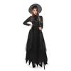 Halloween Black Wizard Wizard Robe Wicked Witch Adult Men's and Women's Stage Costumes