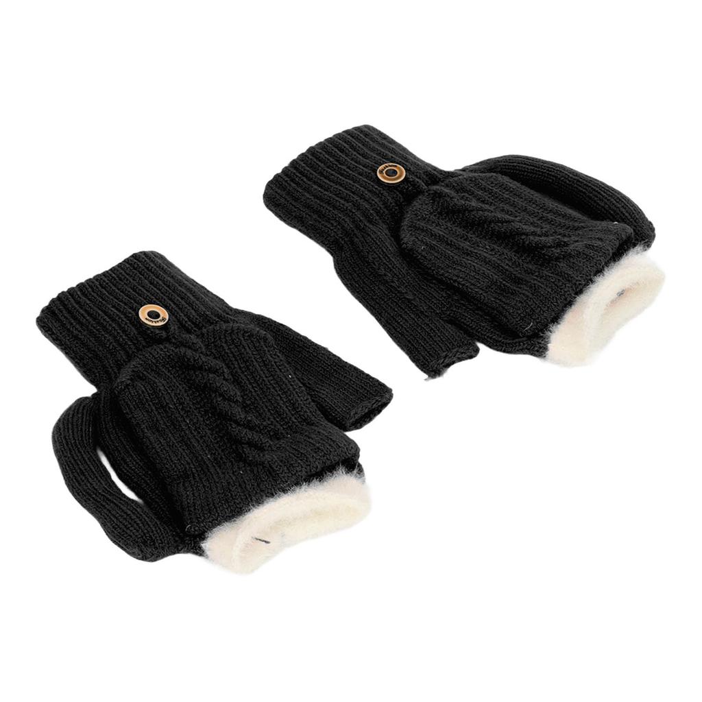 2 PEÇAS Luvas Aquecidas por USB Luvas de Tricô com Aquecimento Dupla Face Temperatura Luvas Térmicas