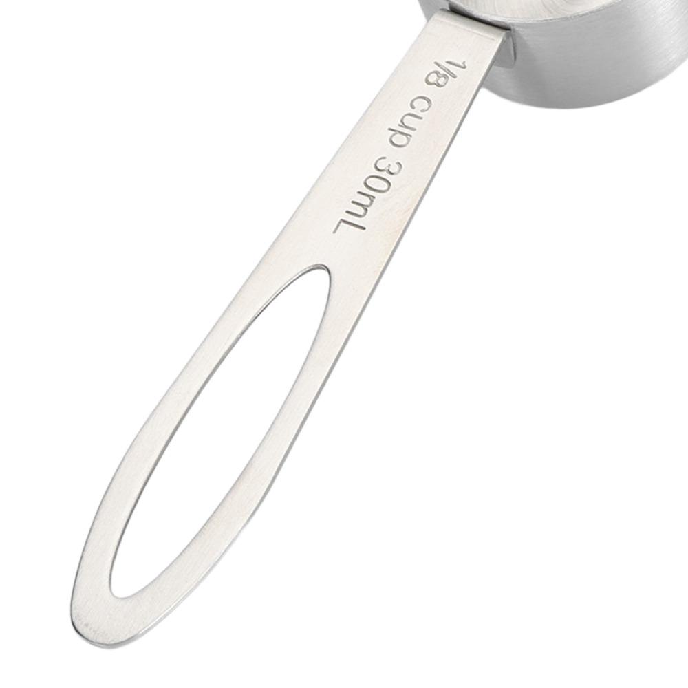 2pcs set Accurate Measuring Spoon Stainless Steel Milk Powder Measuring Spoon Coffee