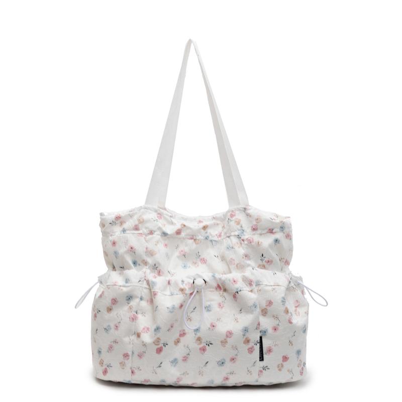 Floral Print Bag Women's Shoulder Bag Large Capacity Tote Bag Commuter Crossbody Bag