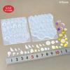 Kameshima Soft Mold 3 Fruit Types (Fig, Pear, Lemon) Double-Sided Silicone Mold 1/12 Scale Miniature Clay Resin Craft Tool C-906