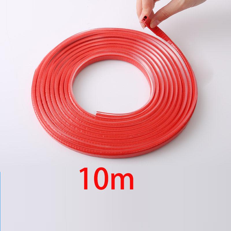 Car Door Protector Edge Scratch Strip Guard Trim Automobile Door Anti Collision Protection With Steel U Shape Edge Rubber Seal Interior Mirrors 6